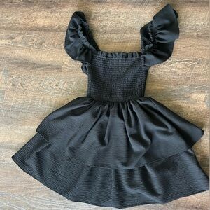 Express Black Textured Dress